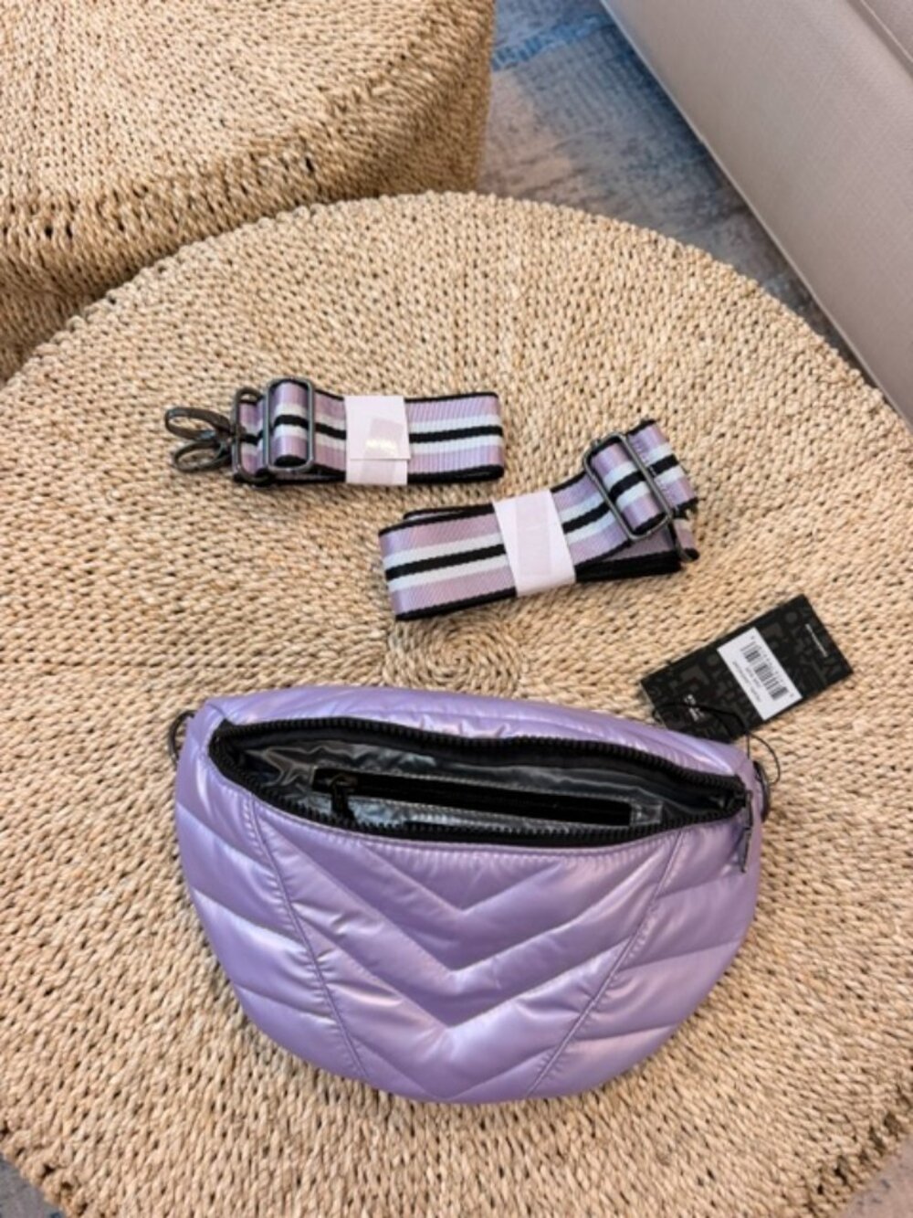 NWT Think Royln Pearl Lavendar Fanny Pack/Belt Bag